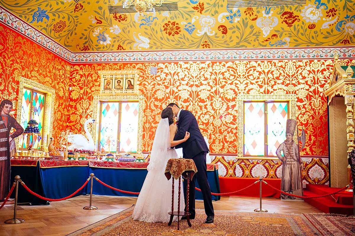 Свадьба в усадьбе Коломенское