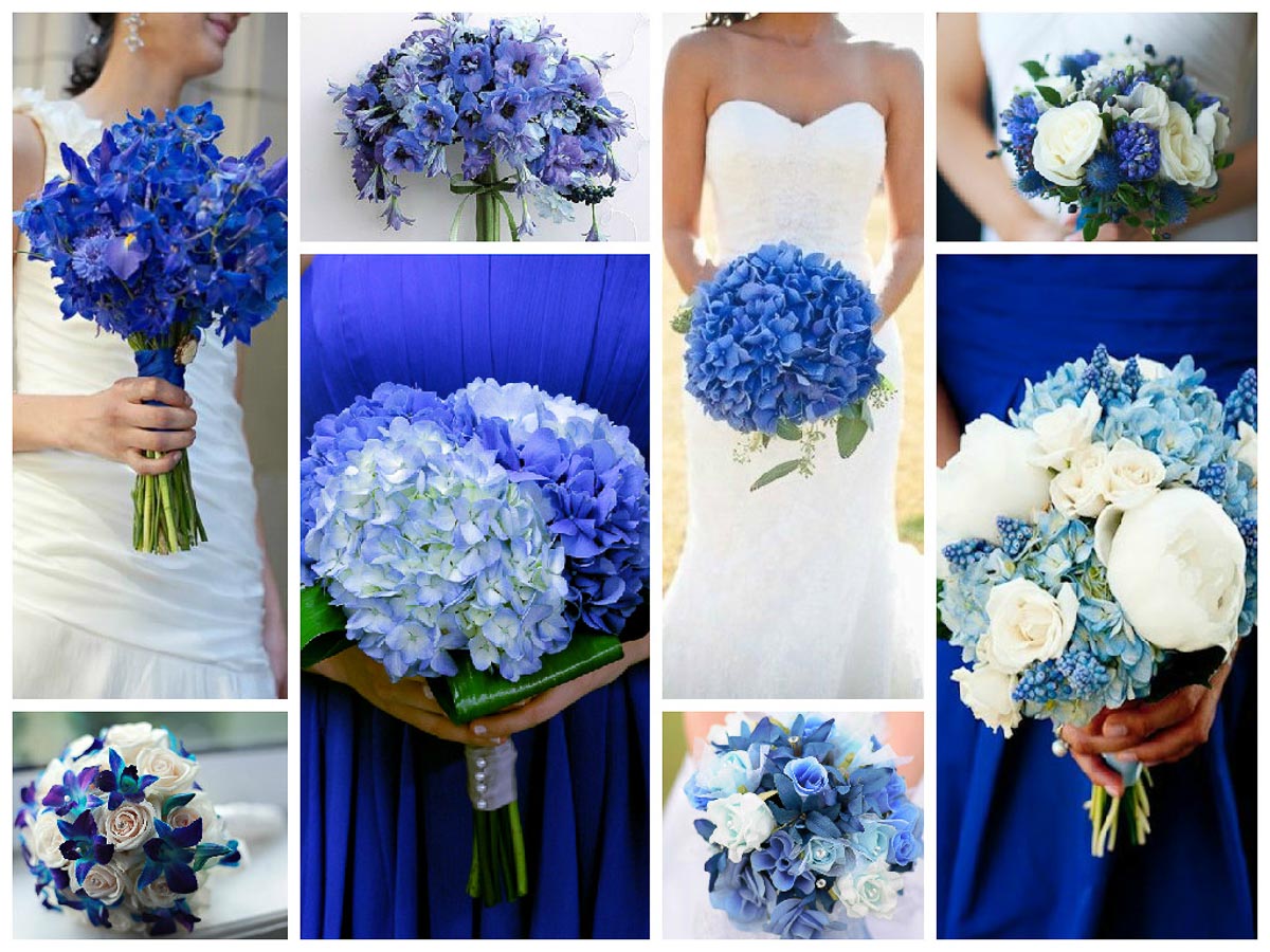 Свадьба в синем цвете