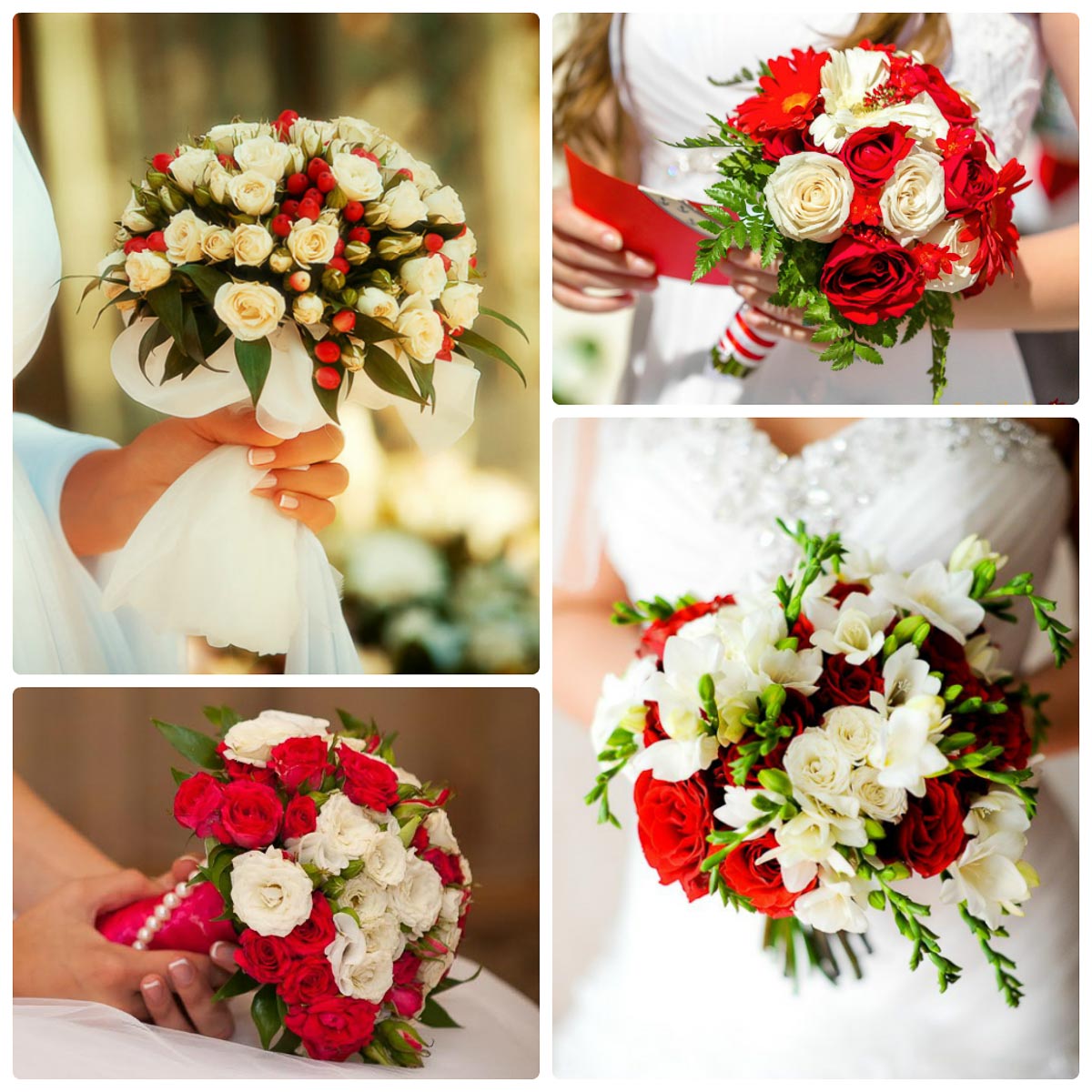 букеты на свадьбу в красном цвете в Москве