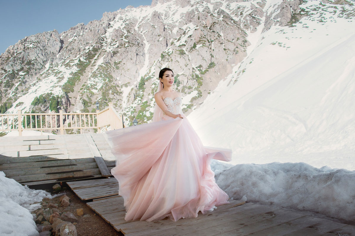 проведение свадьбы в розовом цвете в Москве