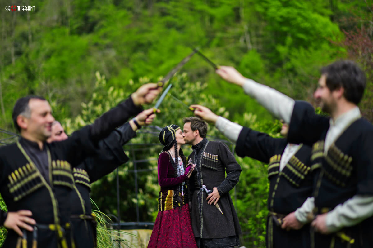 Выкуп невесты в грузинской свадьбе
