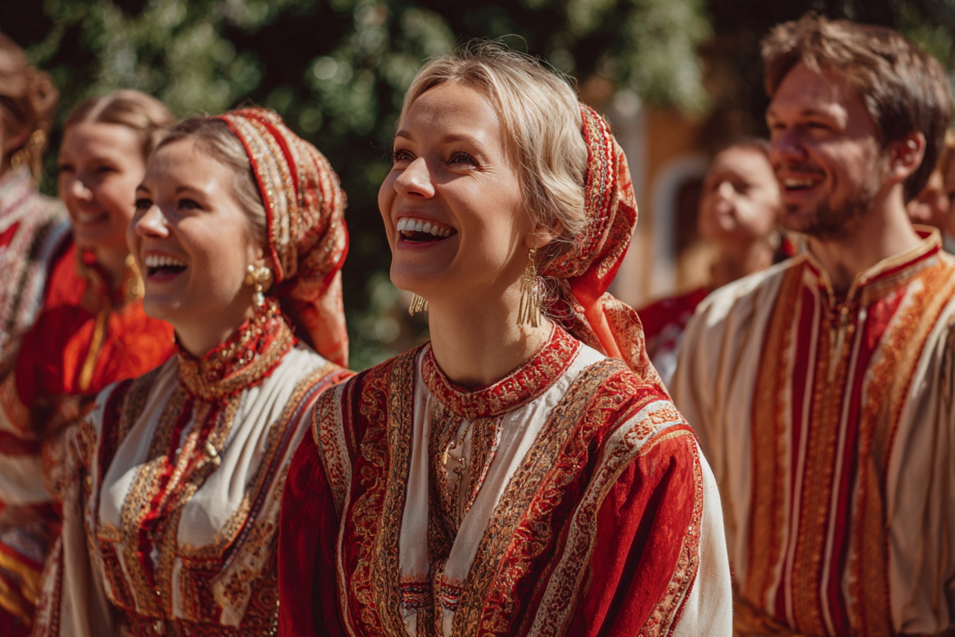 Корпоратив в стиле русских гуляний